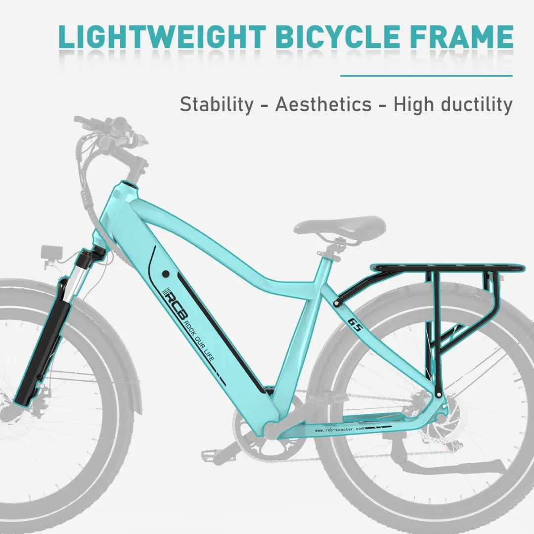 RCB G5 Elektrische Fiets 250W - 7 Versnellingen - 468Wh - 27.5" BK6S-Zwart - afbeelding 6 van 6