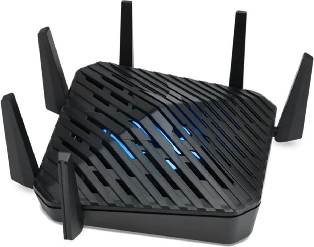 Acer Predator Connect W6 Wi-Fi 6E Router - Tri Band 7800 Mbps - Zwart