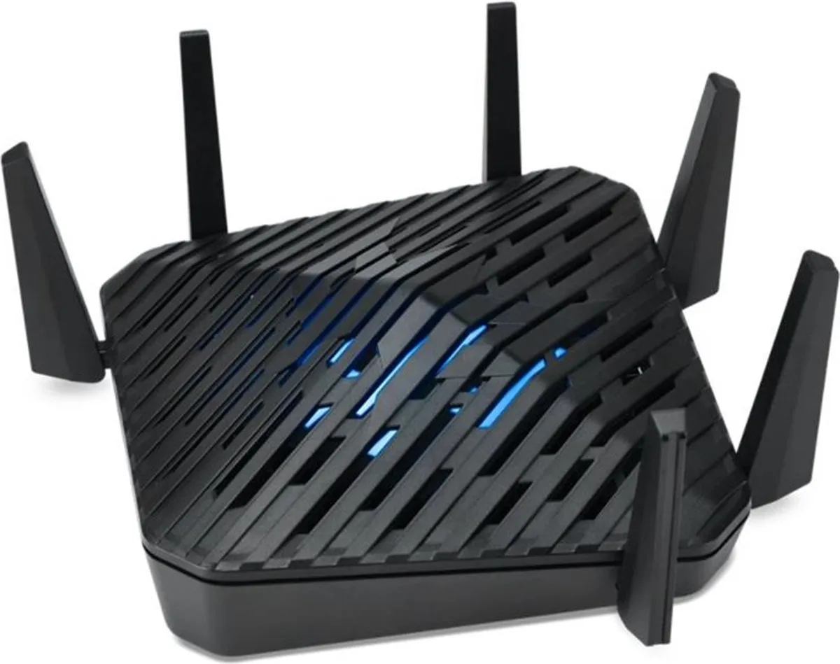Acer Predator Connect W6 Wi-Fi 6E Router - Tri Band 7800 Mbps - Zwart