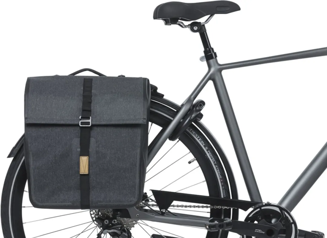 Basil Urban Dry MIK Dubbele Fietstas 50L - Grijs