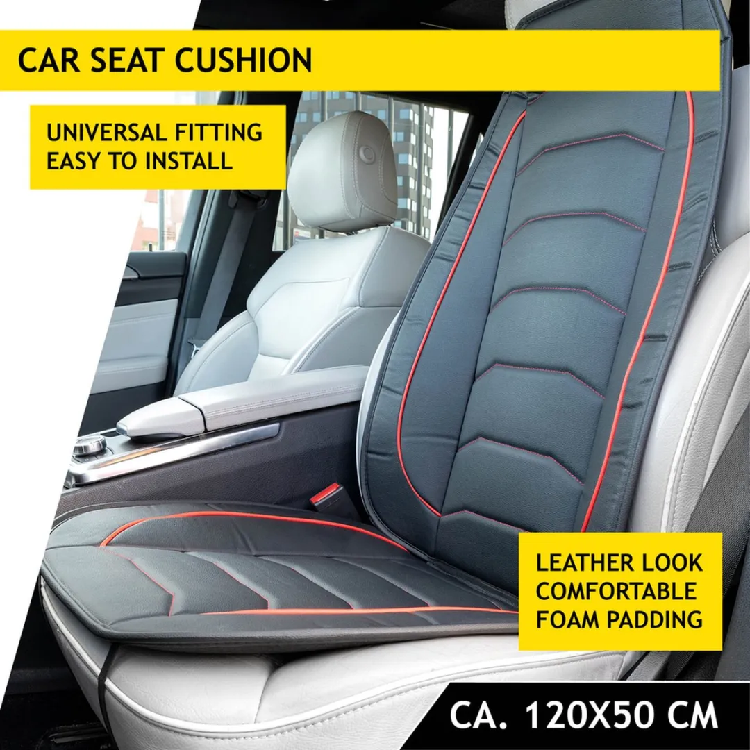 Dunlop Autostoelhoes Schuimvulling - Zwart/Rood
