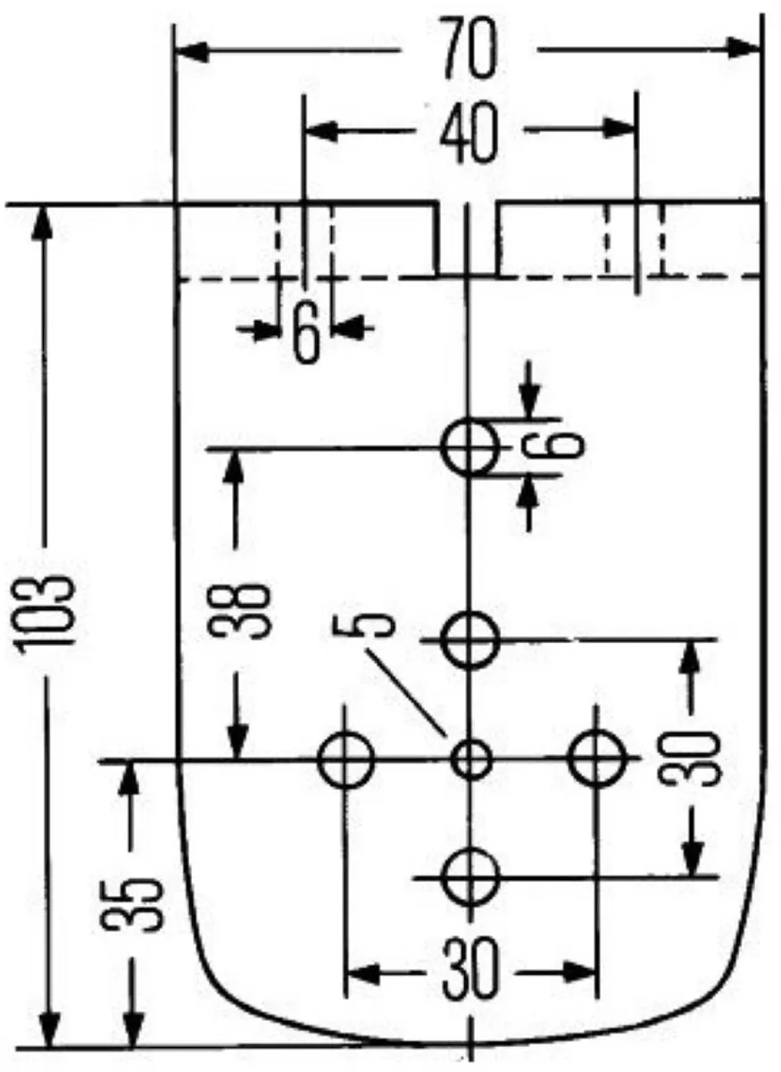 Hella Rubberhouder Reflectorlicht 8HG 003 799-001 - Zwart - afbeelding 6 van 6