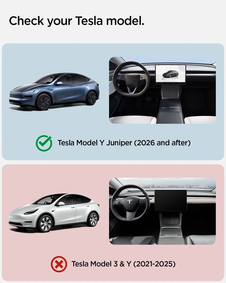 Spigen Tesla Model Y 2025 Draadloos Oplaadpadhoes - Zwart