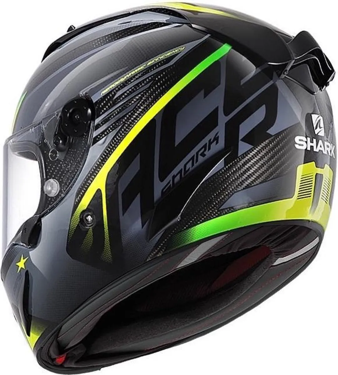 Shark Race-R Pro Carbon Integraalhelm - Maat L - Rood - afbeelding 6 van 6