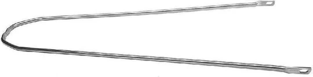 Gazelle Spatbordstang 28 inch 349mm - Zilver