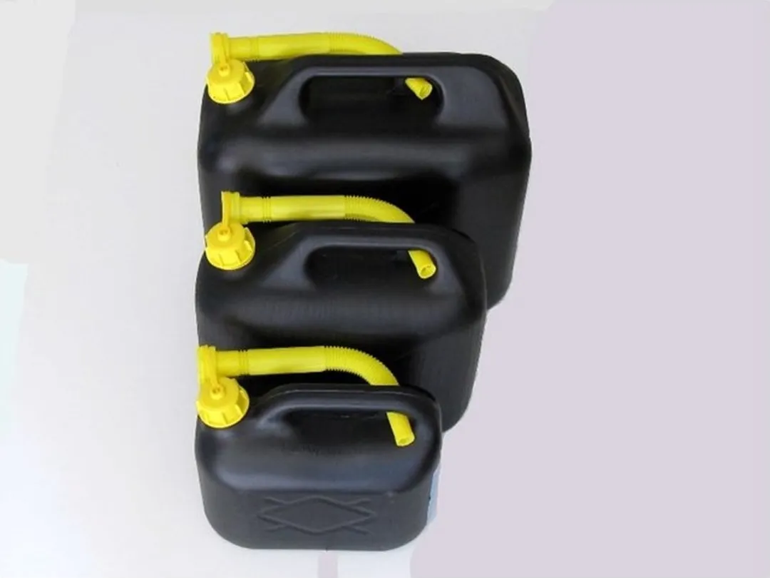 Dunlop Jerrycan 10L - Benzine/Water - UN-gecertificeerd - Zwart/Geel