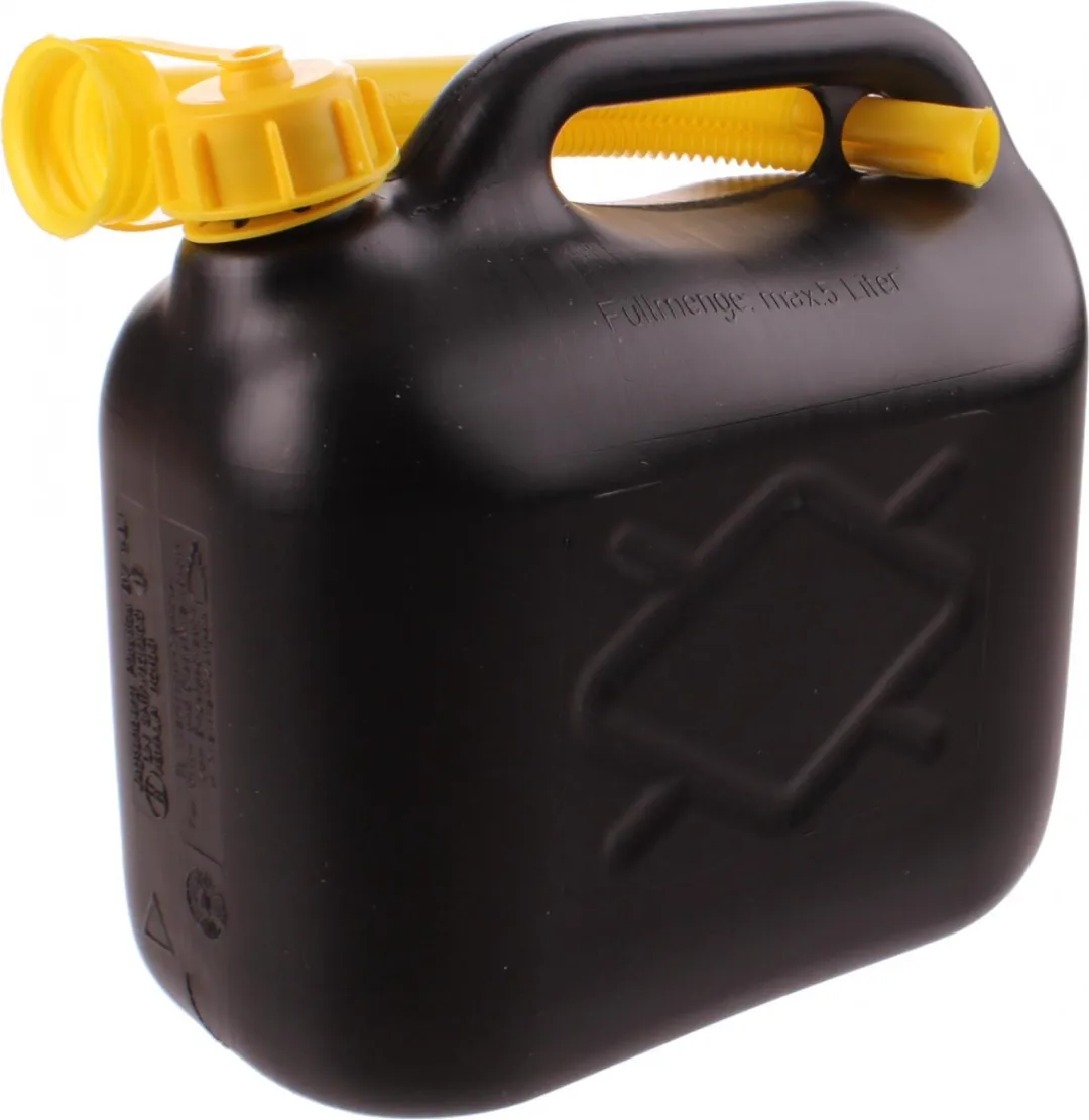 Dunlop Jerrycan 10L - Benzine/Water - UN-gecertificeerd - Zwart/Geel