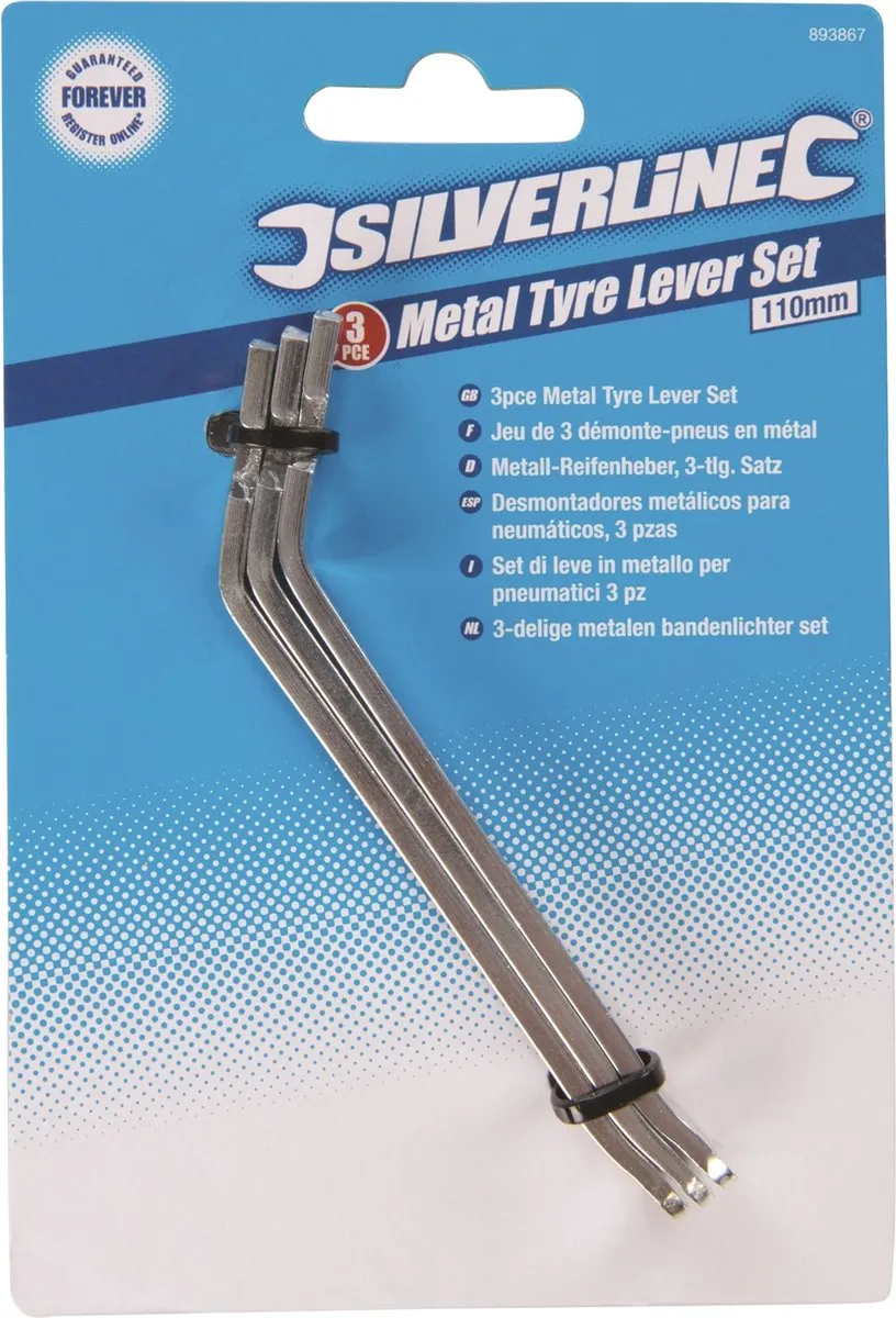 Silverline Bandenlepels Set - 3 Stuks
