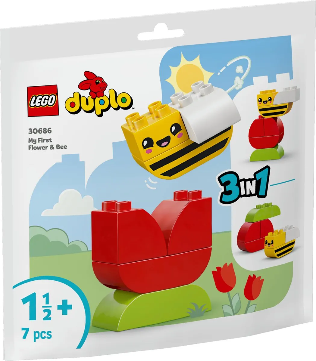 LEGO Mijn eerste bloem met een bij 30686 - 7 Stukken