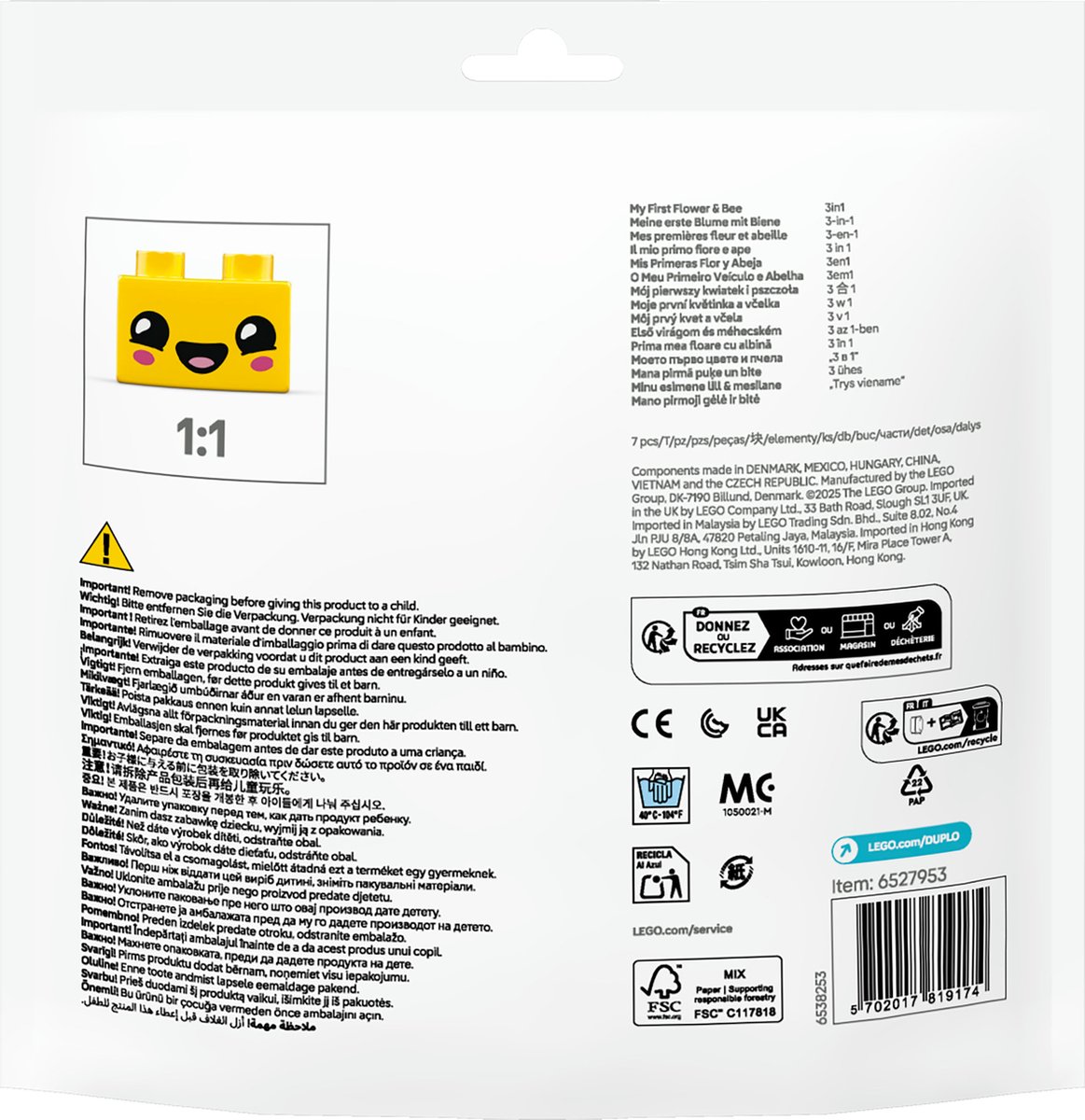 LEGO Mijn eerste bloem met een bij - 30686