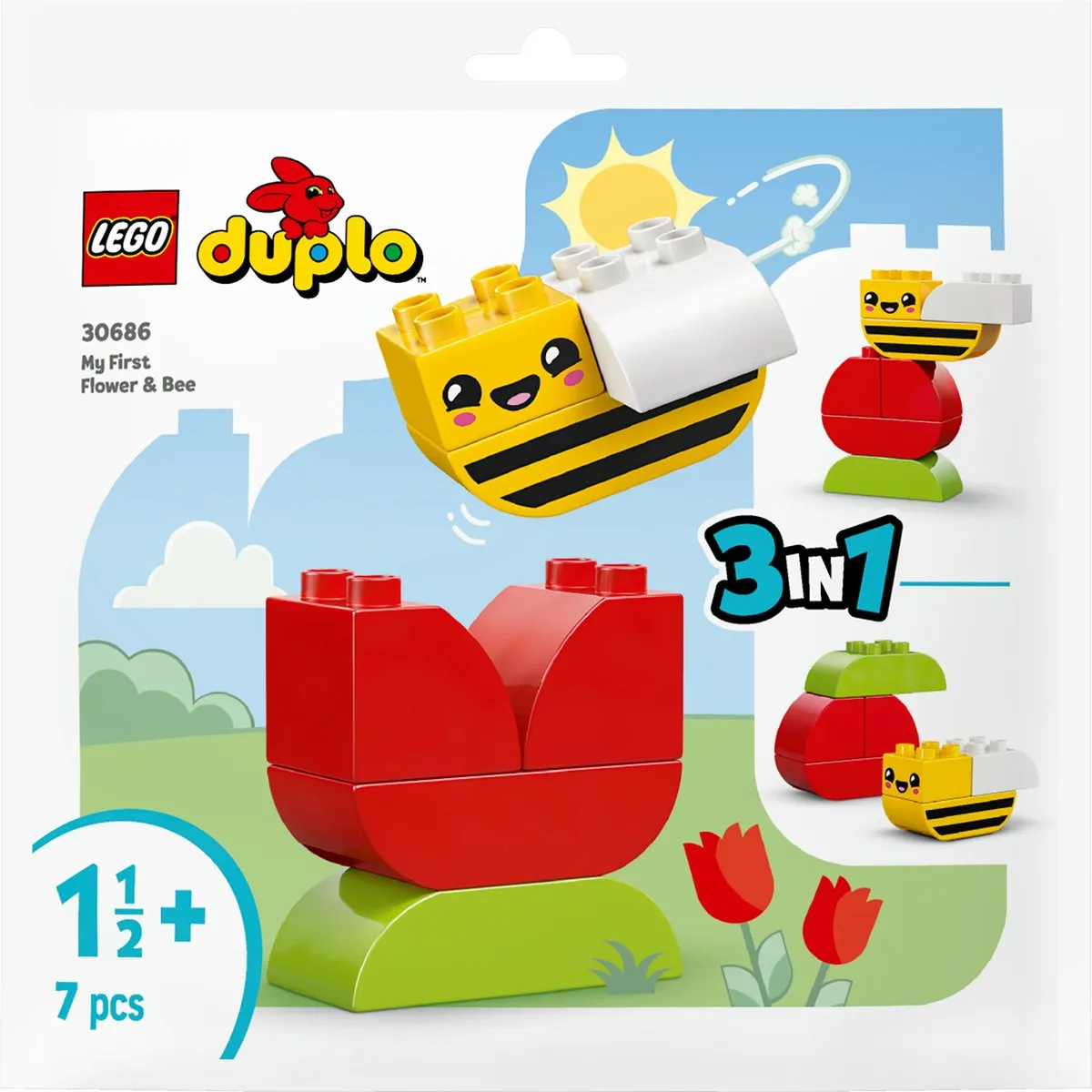 LEGO Mijn eerste bloem met een bij 30686 - 7 Stukken