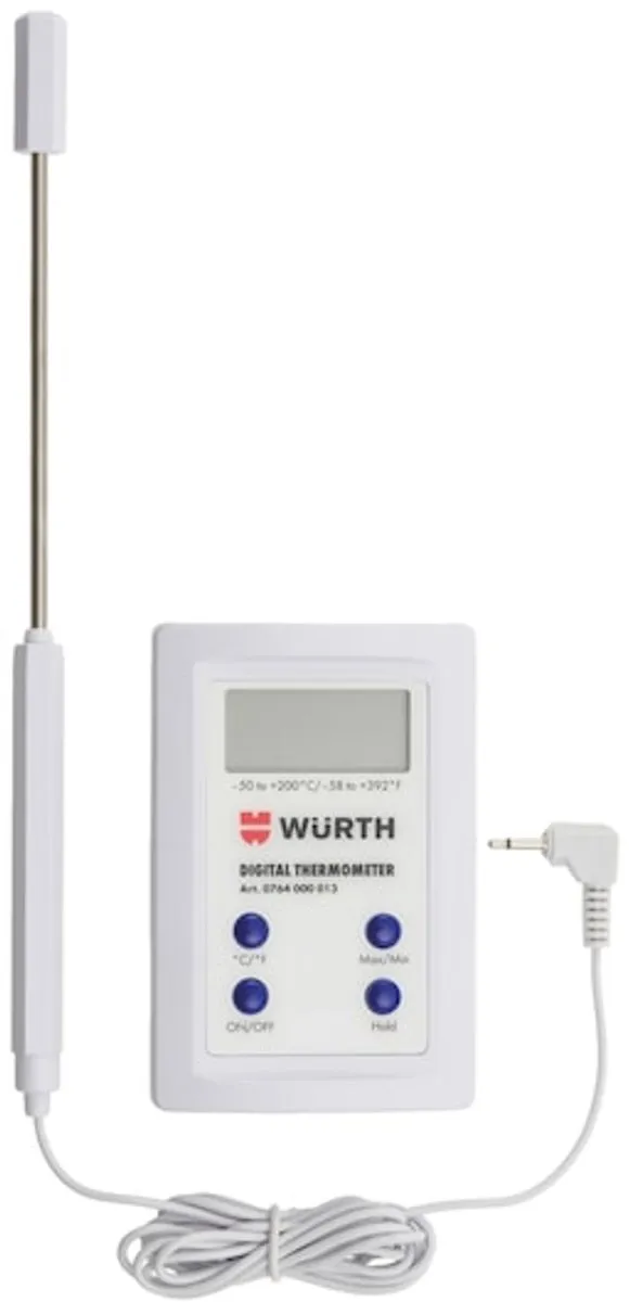 Würth Digitale LED-thermometer Met contactsensor