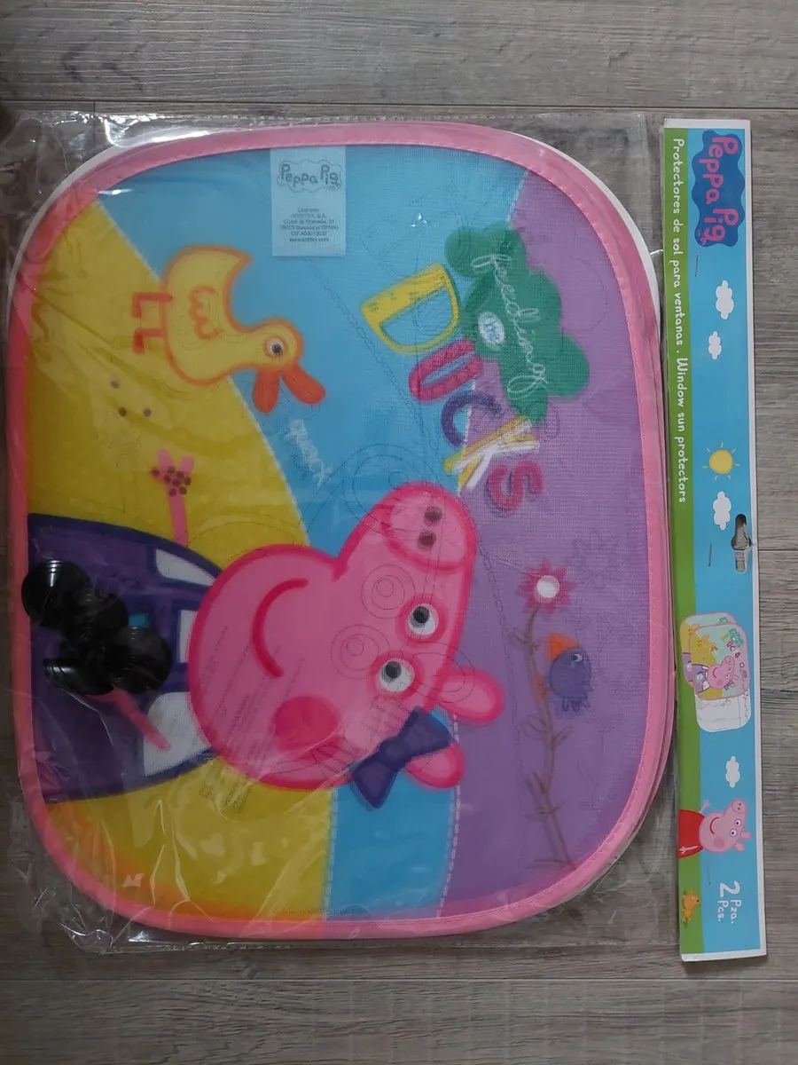 Disney Peppa Pig Autozonnescherm - 2 Stuks - Multicolor