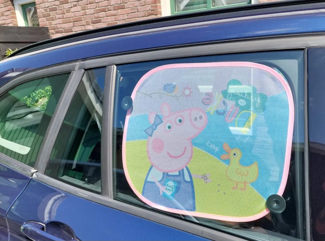 Disney Peppa Pig Autozonnescherm - 2 Stuks - Multicolor