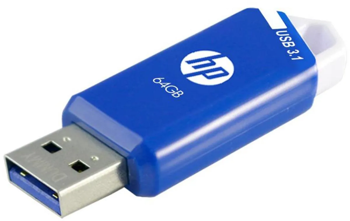 HP x755w USB Stick 64GB - Blauw