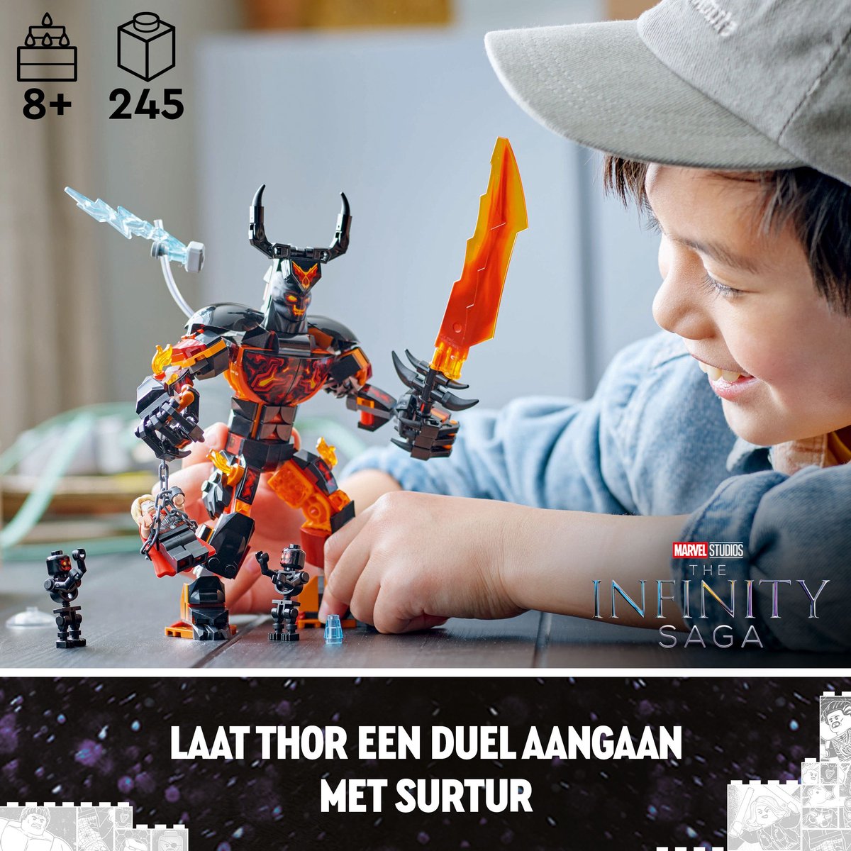 LEGO 76289 Marvel - Superhelden Thor vs. Surtur bouwfiguur