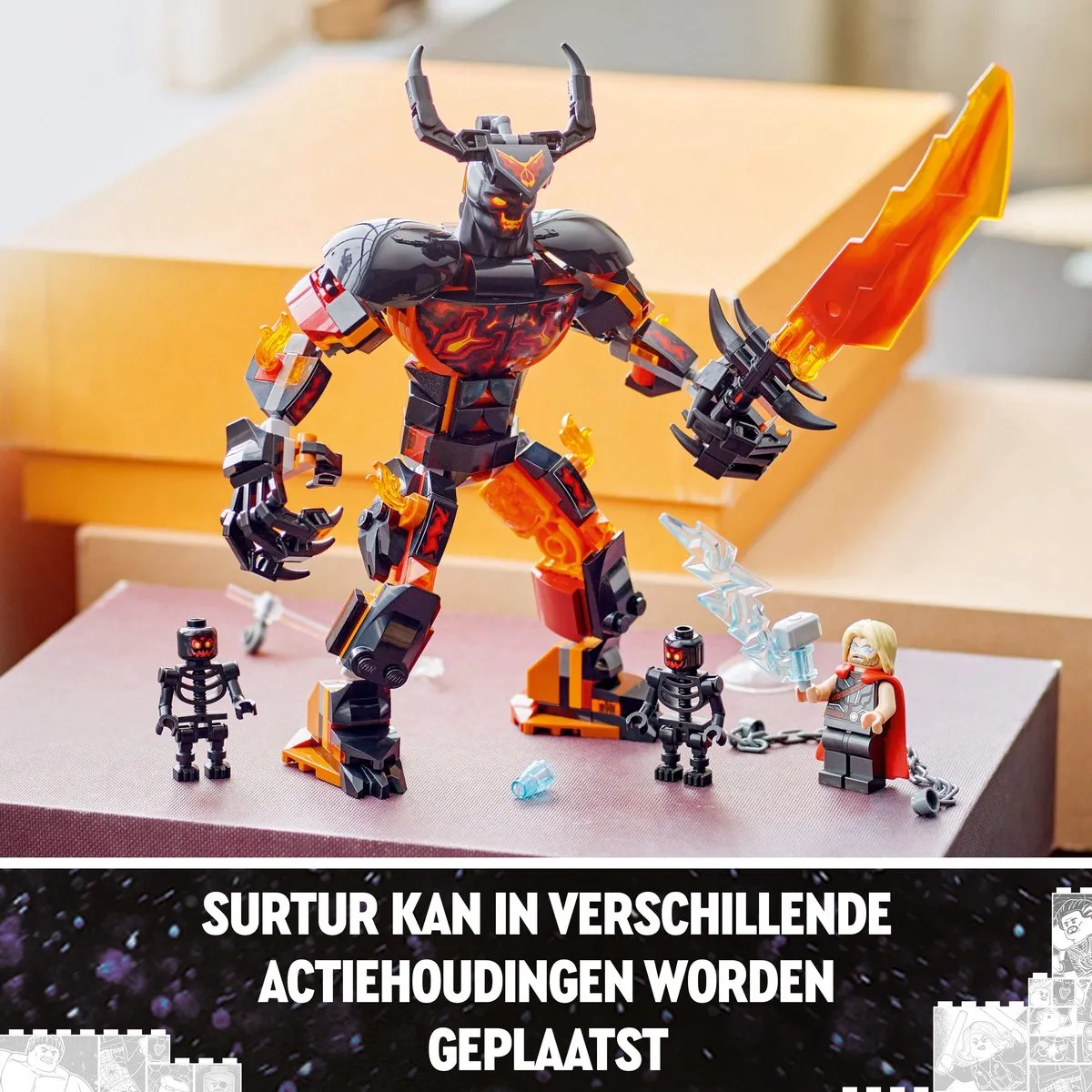 LEGO Marvel Thor vs. Surtur 76289 - 245 Stukken - Meerkleurig