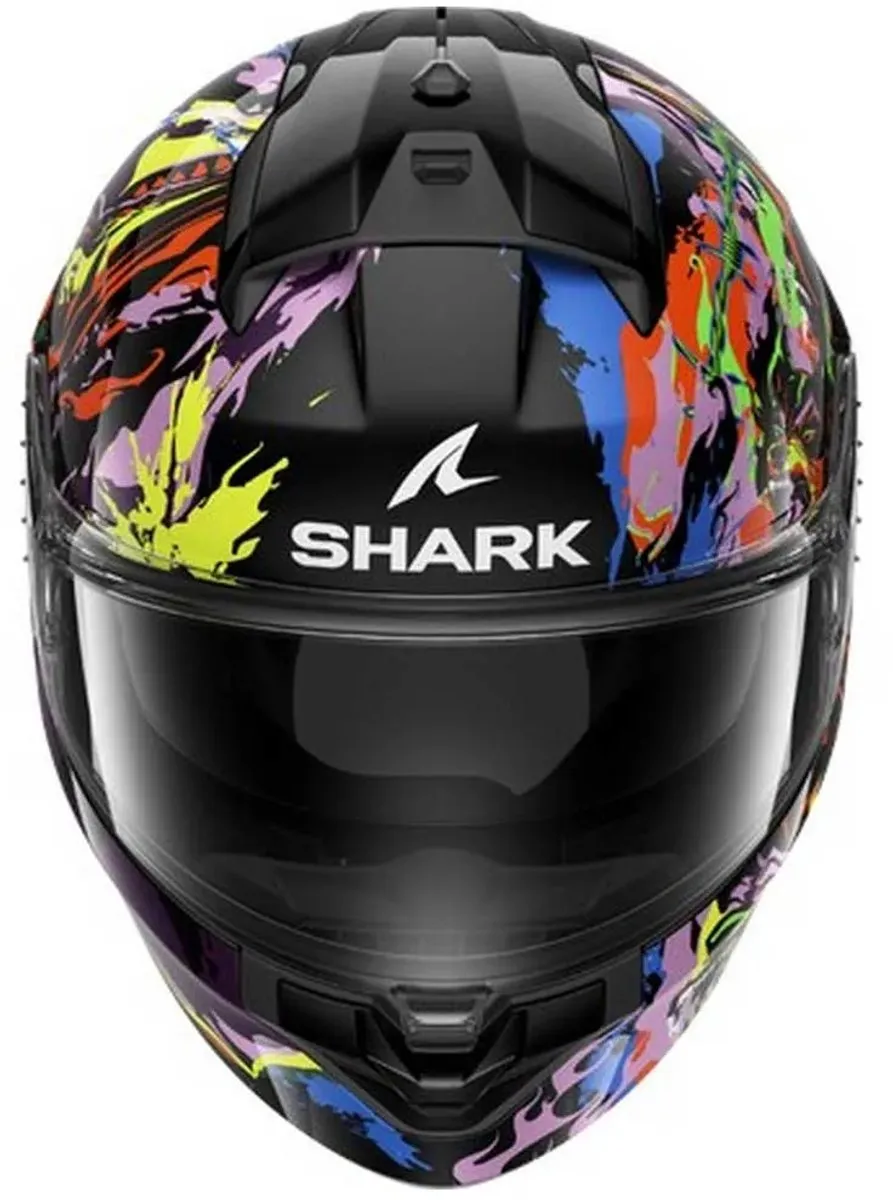 Shark Ridill 2 Raging Beast Helm - XS - Zwart/Violet/Geel
