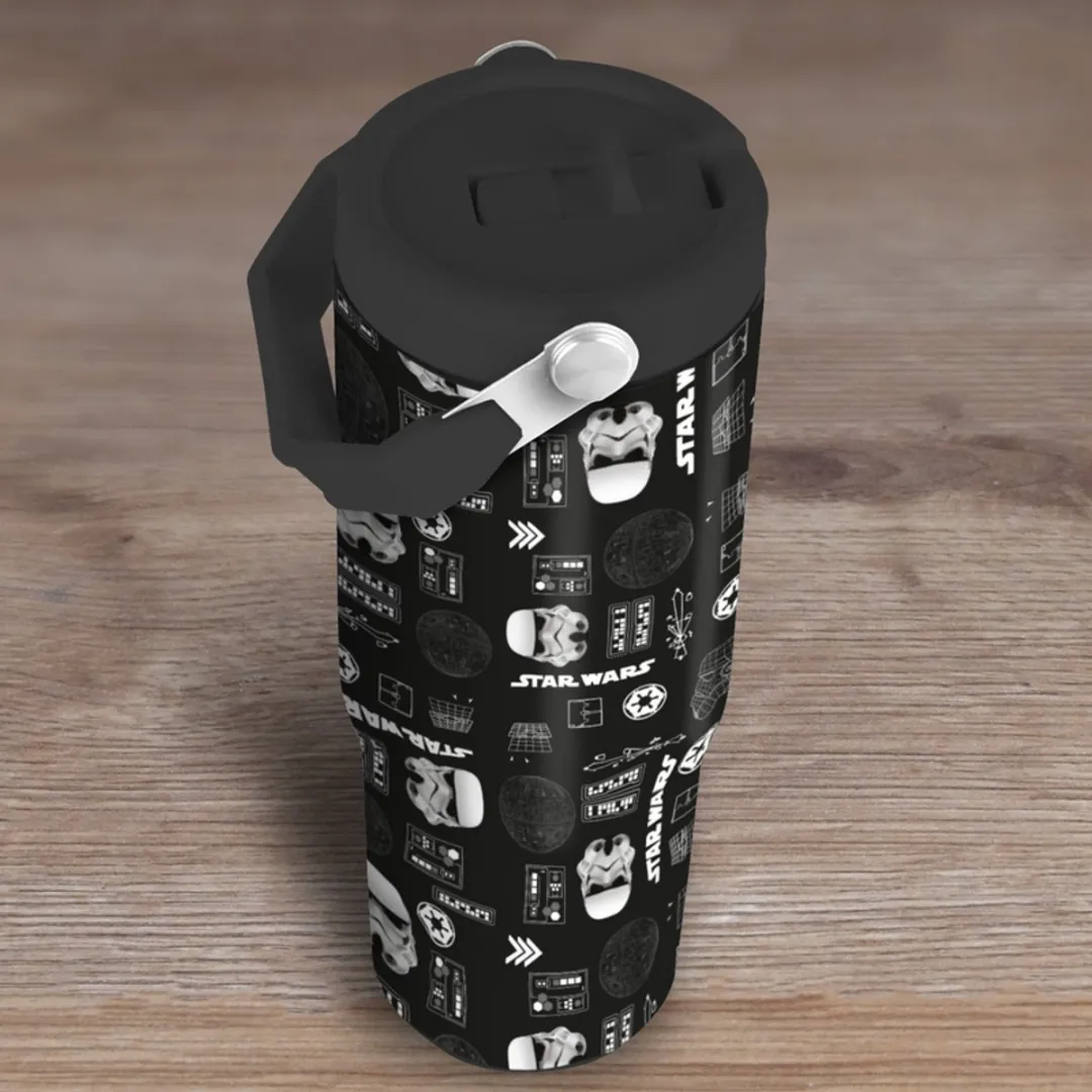 Star Wars Drinkfles - 1 Stuks - Zwart/Wit