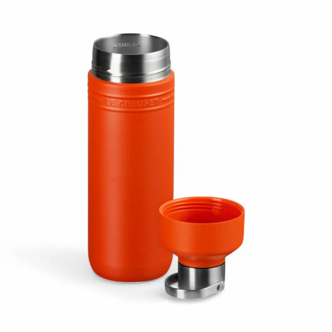 Le Creuset Drinkfles On The Go 1,0L - Oranje