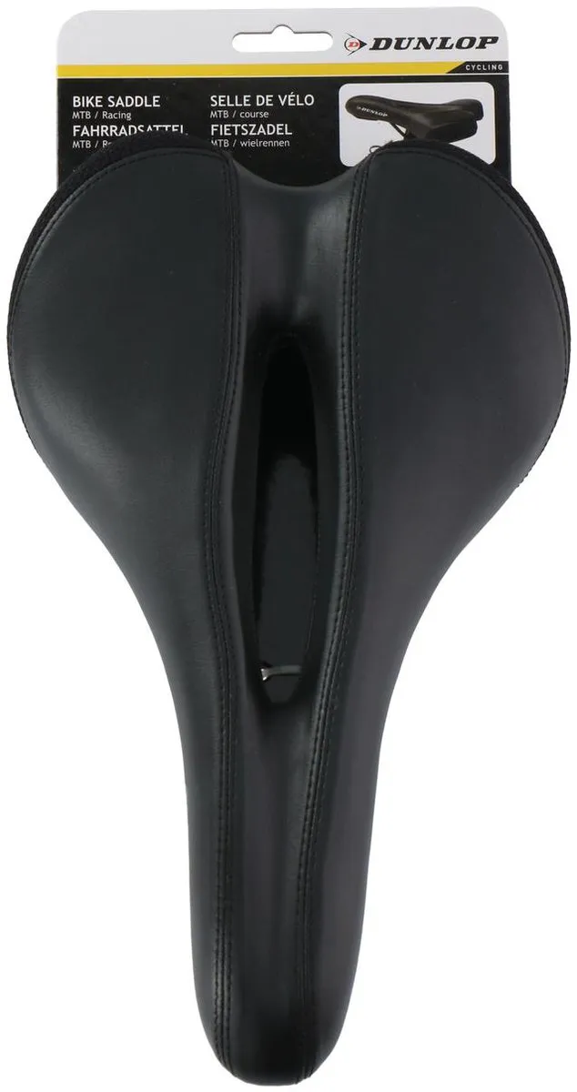 Dunlop Fietszadel - Racefiets/Mountainbikes - Zwart - afbeelding 6 van 6