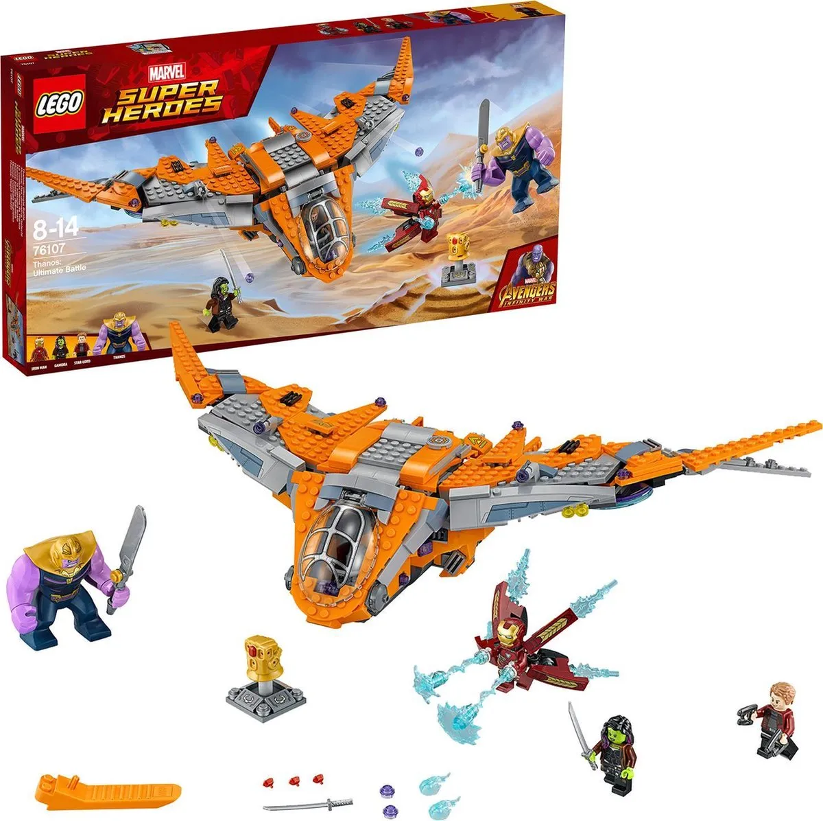 LEGO Marvel Avengers Thanos 76107 - 674 Stukken - 3 Minifiguren