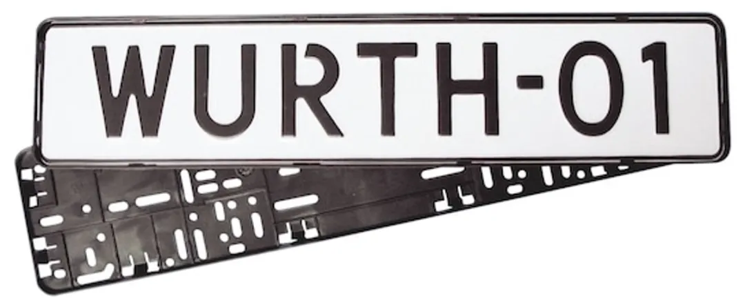 Würth Kentekenplaathouder zonder rand