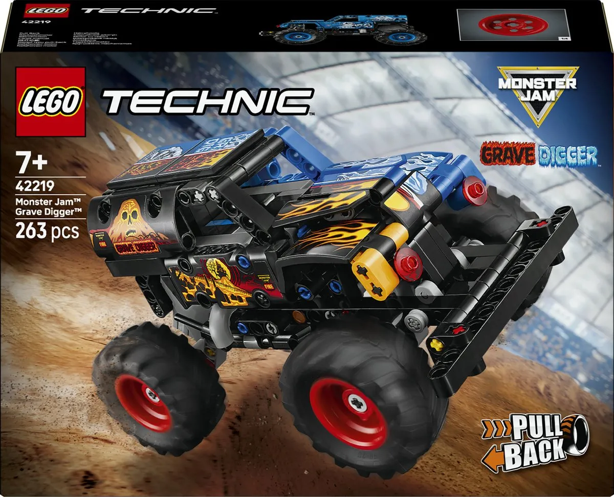 LEGO Technic Monster Jam Grave Digger 42219 - 263 Stukken - Multicolor