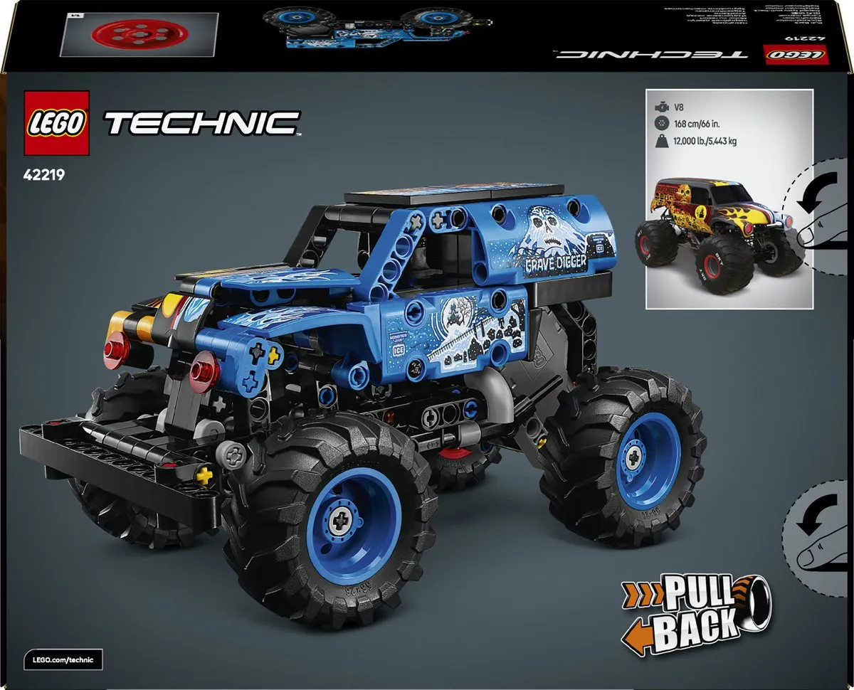 LEGO Technic Monster Jam Grave Digger 42219 - 263 Stukken - Multicolor