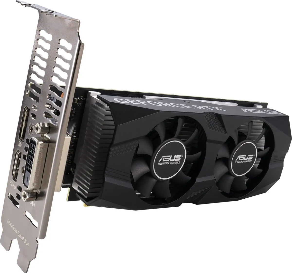 ASUS NVIDIA GeForce RTX 3050 LP BRK OC Videokaart 6GB - PCIe 4.0