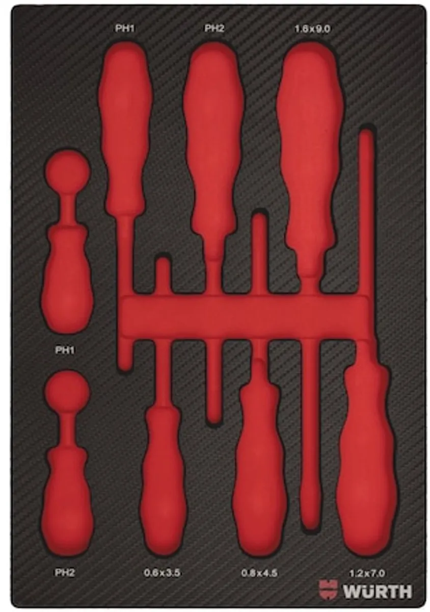 Würth Systeeminlay 4.4.1 Schroevendraaiers