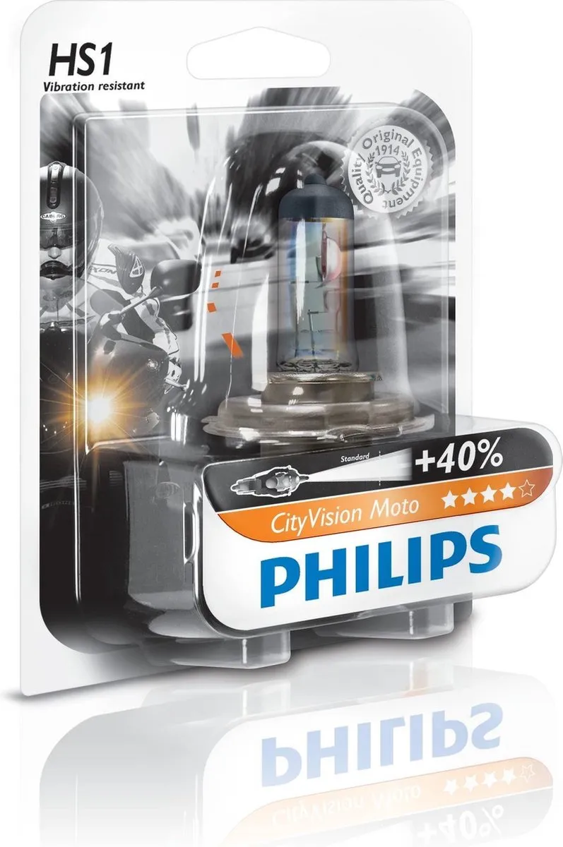 Philips Motorlamp HS1 Cityvision 12V/35W Wit