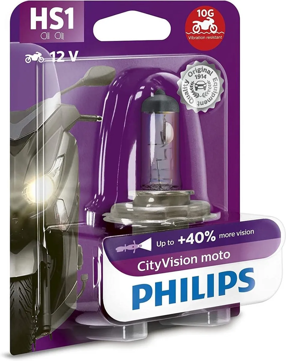 Philips Motorlamp HS1 Cityvision 12V/35W Wit