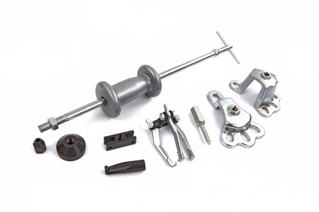 HBM Sliding Hammer Set - Deuken/Poelies Trekken - Zwart/Zilver