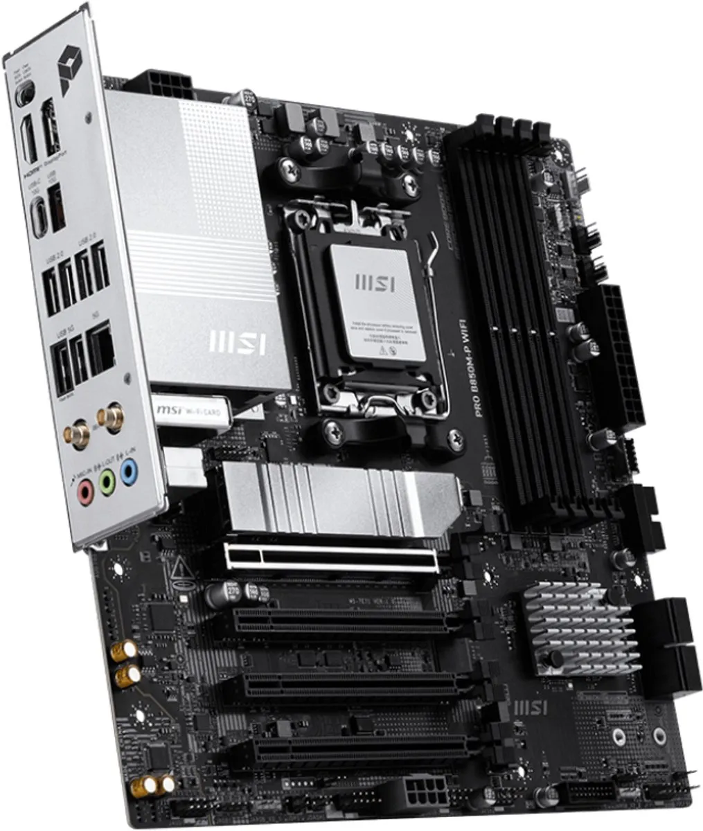 MSI PRO B850M-P WIFI moederbord - AM5 - microATX