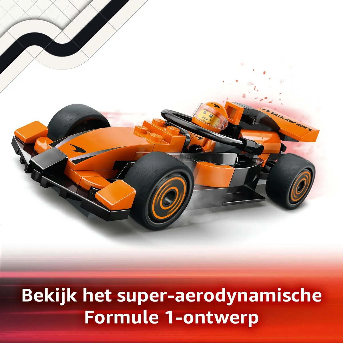 LEGO City F1 Coureur McLaren 60442 - 86 Stukken
