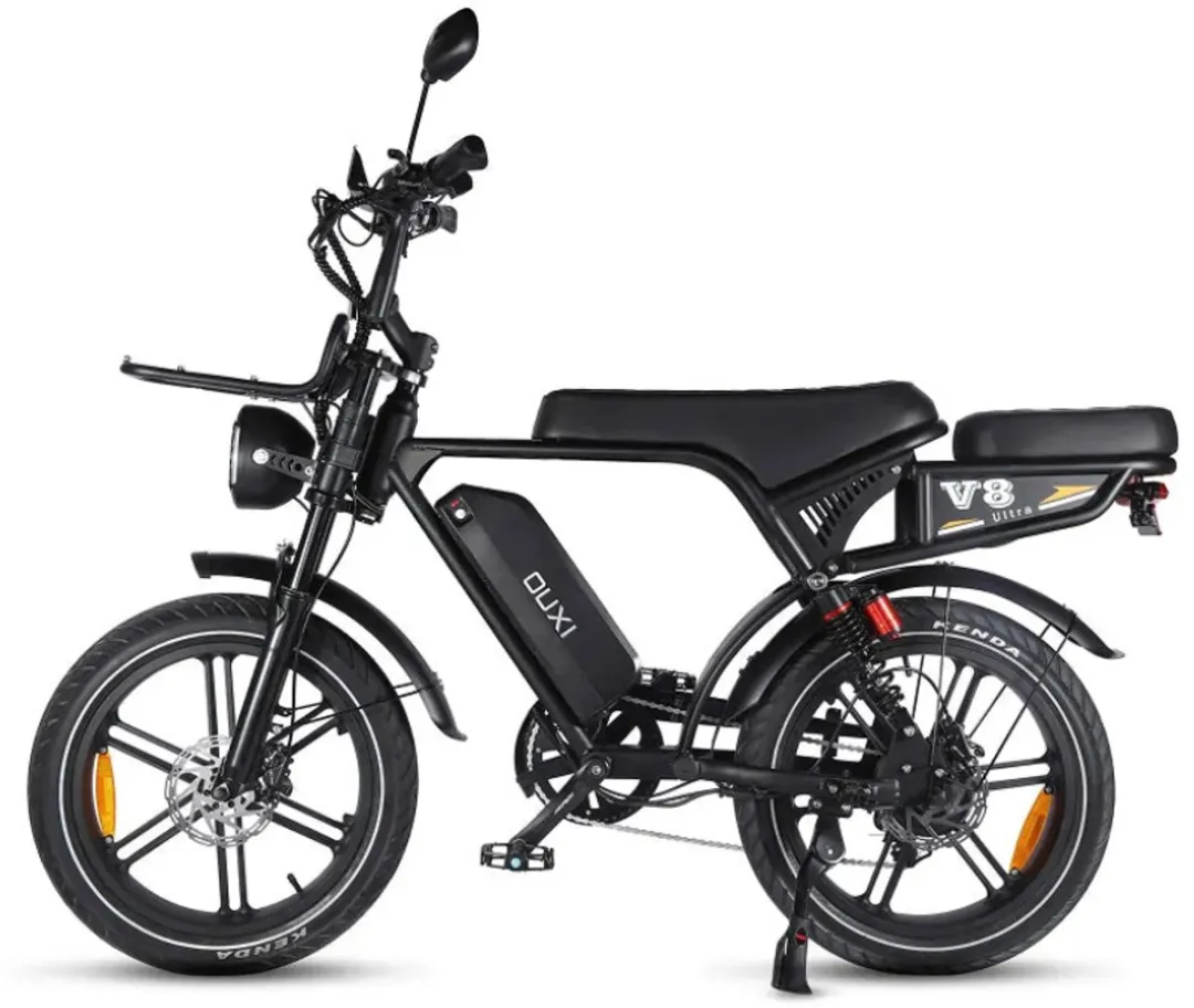 OUXI V8 Ultra Fatbike 20 Inch - 250W - 720Wh - Zwart