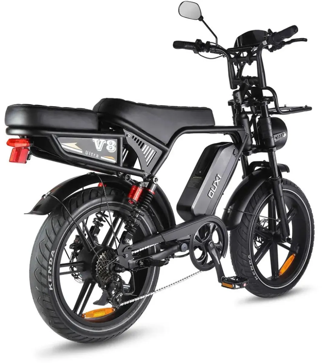 OUXI V8 Ultra Fatbike 20 Inch - 250W - 720Wh - Zwart