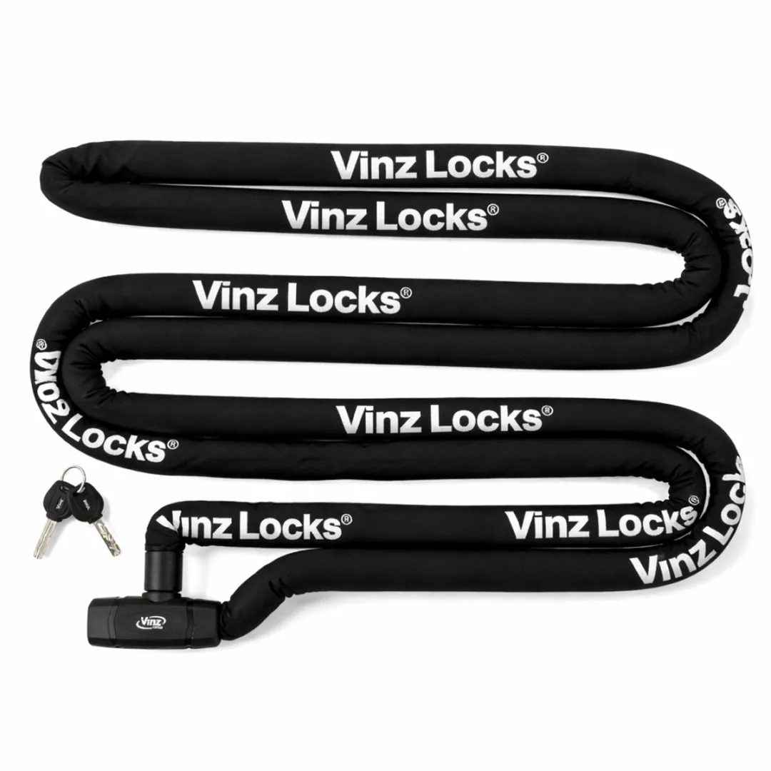 VINZ Olympus Kettingslot 8mm 500cm - Zwart - afbeelding 6 van 6