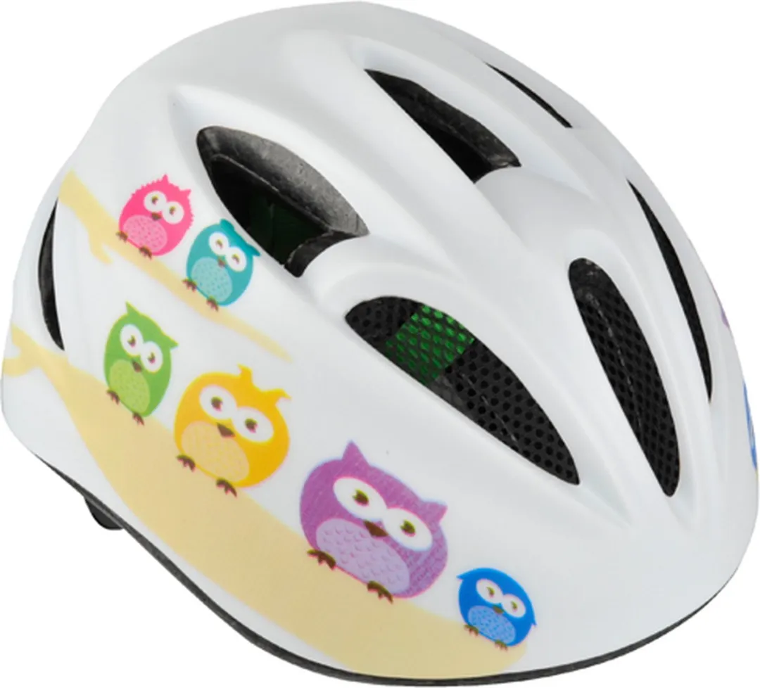Fischer Kinderfietshelm Uil S/M - Meerkleurig