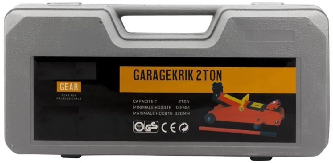 HBM Machines Garagekrik 2 Ton - Rood