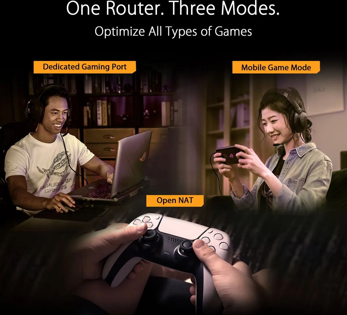 ASUS TUF Gaming BE3600 Gaming Router - WiFi 7 Dual Band - 2.5Gbps