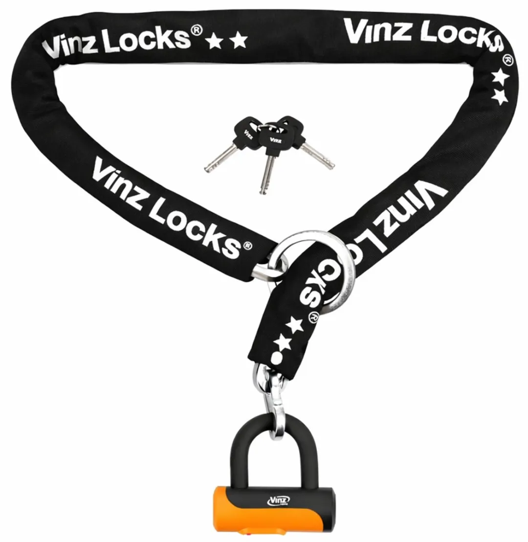 VINZ Tibba ART 2 Kettingslot 120cm