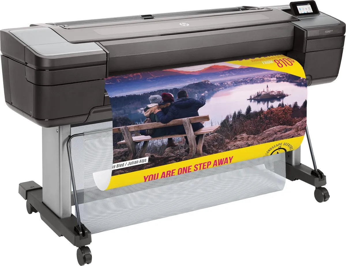 HP Designjet Z6dr 44-inch PostScript Printer - 6 Kleuren - Zwart/Zilver - afbeelding 4 van 6