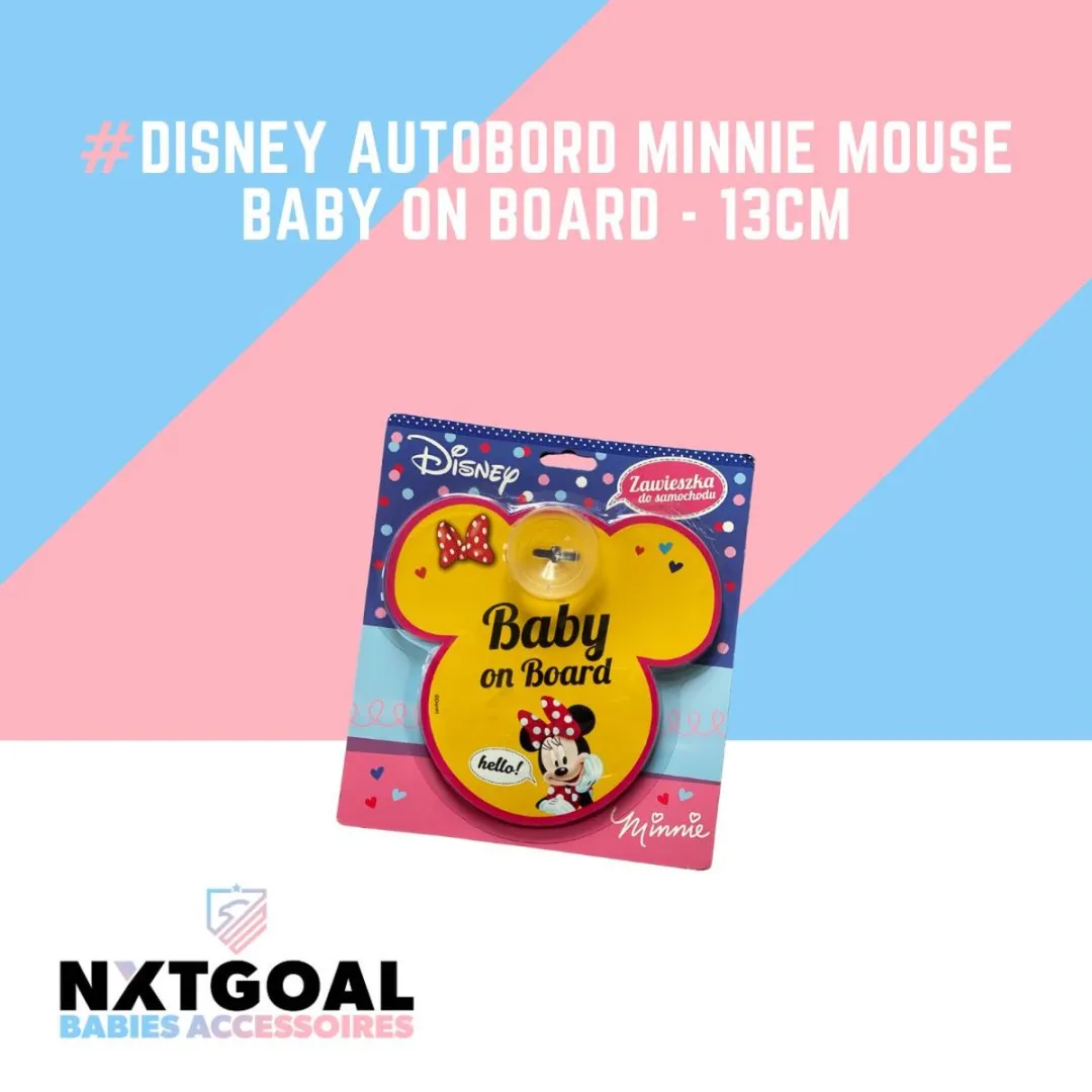 Disney Minnie Mouse Autobord 'Baby on Board'
