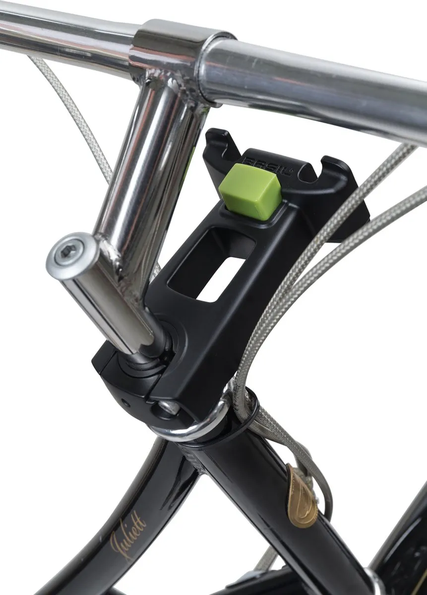 Basil Ahead-stuurpenhouder 22.4-28.6mm - Zwart
