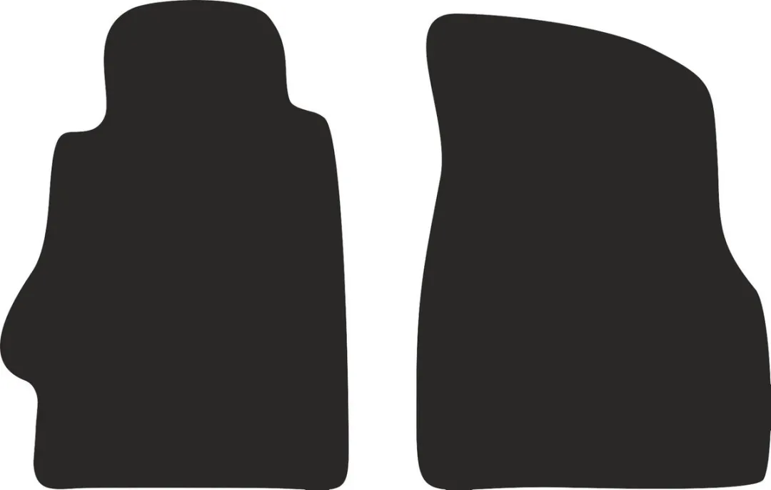 Toyota MR2 ZZW30 Polyamide PREMIUM - 2 Stuks Zwart