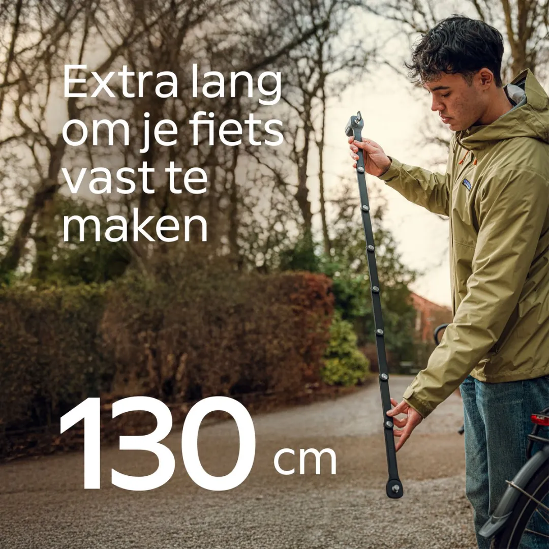 AXA Fold 130 Vouwslot - 130cm - Zwart