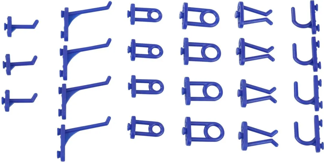 Westfalia Haak assortiment 24-delig voor geperforeerde wanden