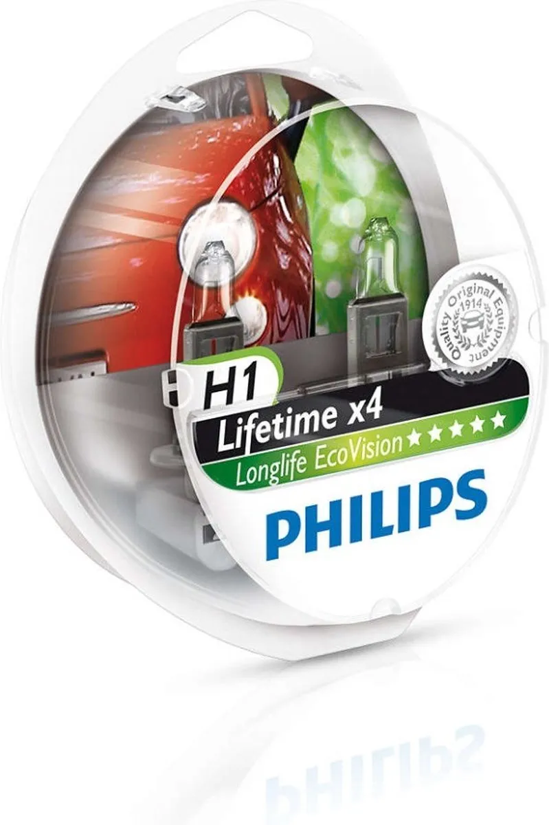 Philips H1 12V LongLife EcoVision Set